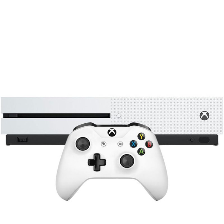 کنسول بازی مایکروسافت مدل Xbox One S ظرفیت 1 ترابایت ( استوک همراه با بازی تک دسته )