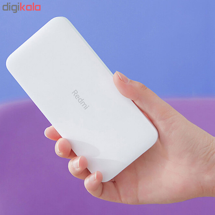 پاوربانک 18 وات شیائومی مدل Redmi ظرفیت 20000 میلیآمپرساعت