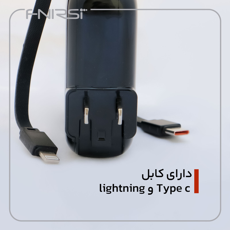 پاوربانک 22.5 وات فنیرسی مدل FPW777I ظرفیت 10000 میلیآمپرساعت