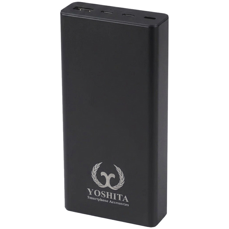 پاوربانک 30 وات یوشیتا مدل YP-001 ظرفیت 20000 میلی‌آمپر‌ساعت به همراه یک عدد کابل USB-A به USB-C