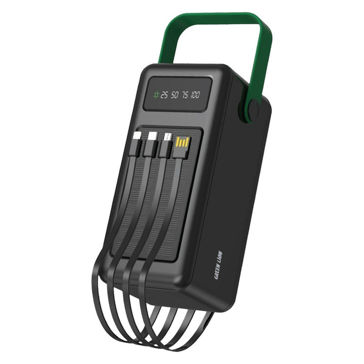 پاوربانک گرین لاین مدل solar max gl-p974 ظرفیت 80000 میلی آمپر ساعت