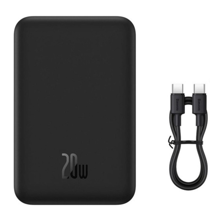 پاوربانک بیسوس مدل MAGNETIC MINI 20W ظرفیت 20000 میلی آمپر ساعت