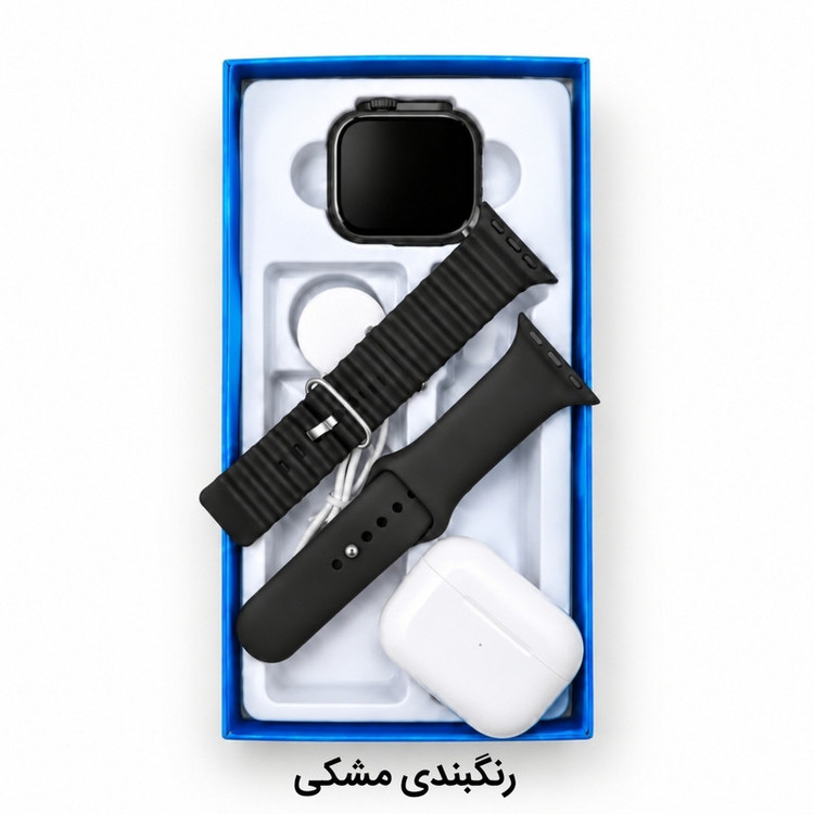 ساعت هوشمند 49 میلی متری زد تی مدل مکس 20 با بند سیلیکونی به همراه هدفون بلوتوثی