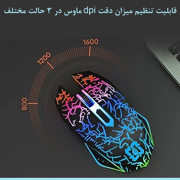 ماوس بی سیم گیمینگ مدل X-36