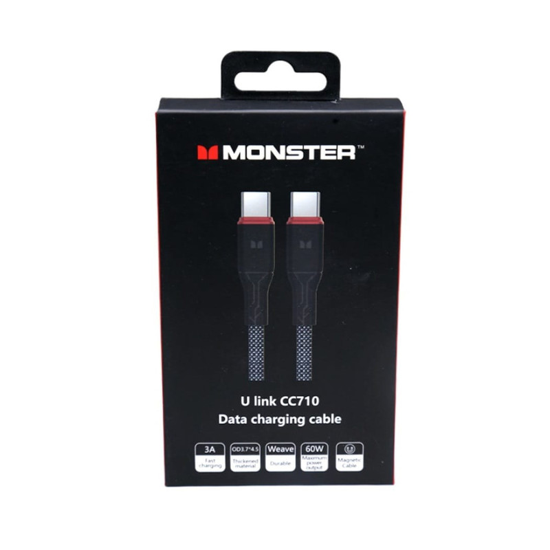 کابل USB-C مانستر مدل CC710 طول 1 متر