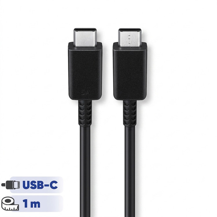 کابل تبدیل USB-C به USB-C سامسونگ مدل 1 متری - 5 آمپر