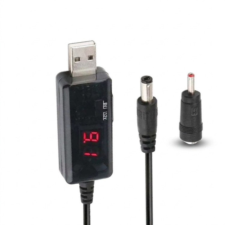 کابل تبدیل USB به DC مدل T912 طول 0.88 متر