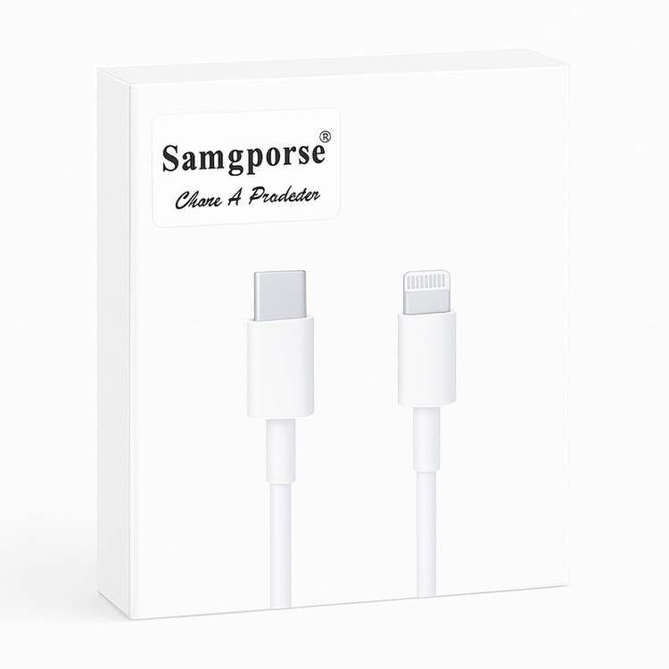 کابل تبدیل USB-C به لایتنینگ سمگپرس مدل دیتا پلاس طول 1 متر