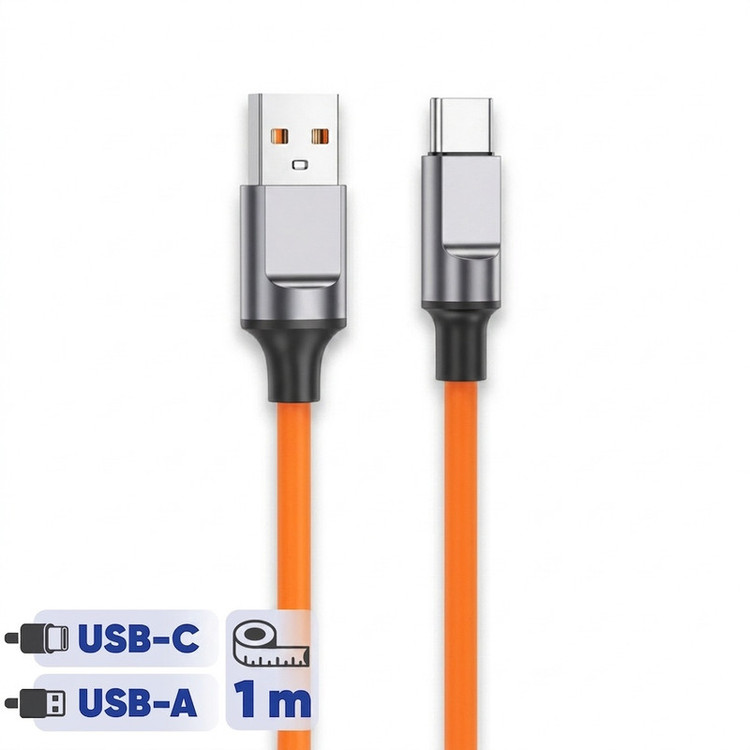 کابل تبدیل USB به USB-C اچ تی ام مدل Fast طول یک متر