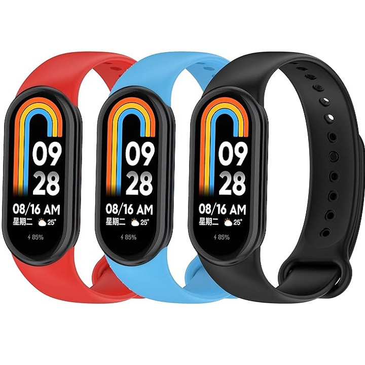 بند اکسون مدل سیلیکونی مناسب برای مچ بند هوشمند شیائومی MIBAND 8/9