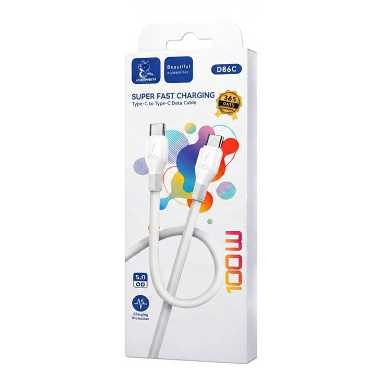 کابل USB-C وی دنمن وی مدل D86C طول 1 متر