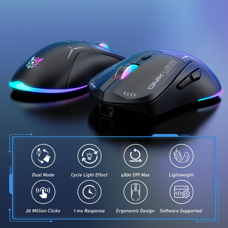 ماوس بی سیم مخصوص بازی اونیکوما مدل CW917 DUAL MODE