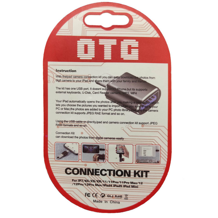 مبدل لایتنینگ OTG مدل GL-163