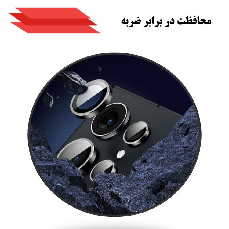 محافظ لنز دوربین تیسیکالا مدل رینگی مناسب برای گوشی موبایل شیائومی POCO X7 Pro