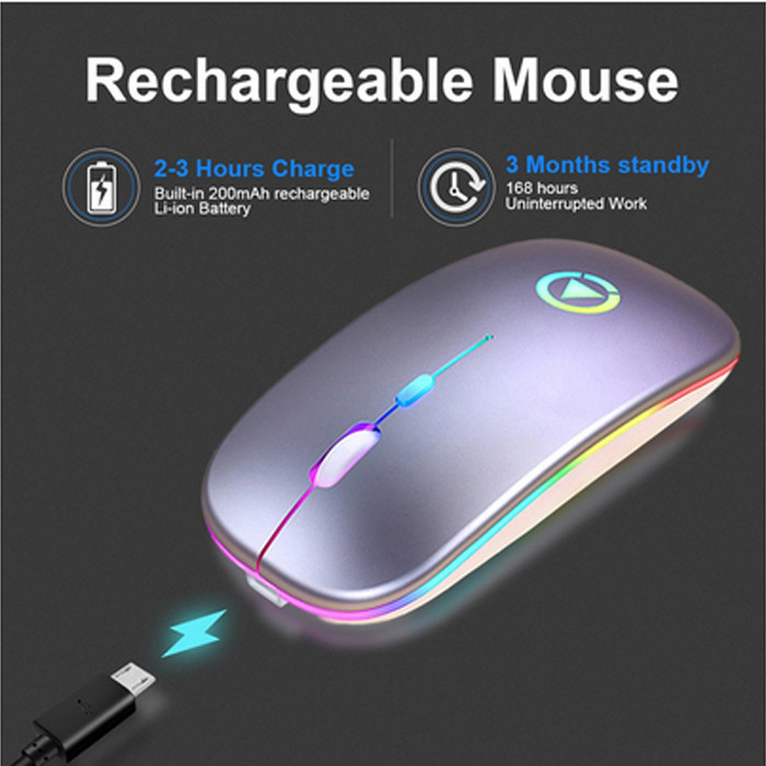 ماوس بی سیم مدل A2 RGB BT