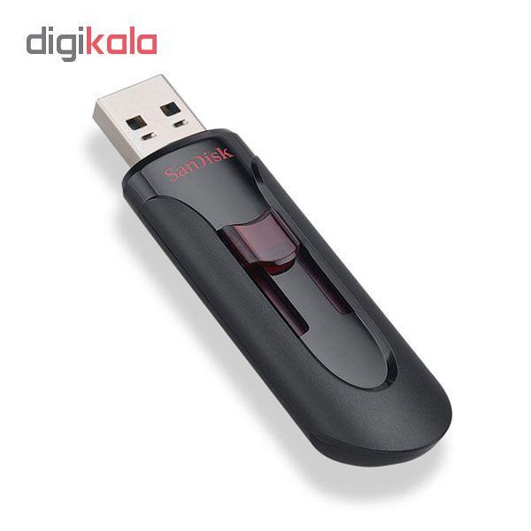 فلش مموری سن دیسک مدل CZ600 ظرفیت 128 گیگابایت رابط USB 3.0 Type-A کشویی، سرعت انتقال 150 مگابایت بر ثانیه، سازگار با گوشی، تبلت، کامپیوتر، لپتاپ و تلویزیون