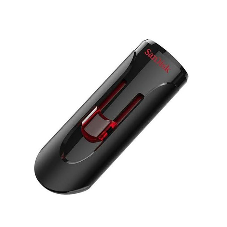 فلش مموری سن دیسک مدل CZ600 ظرفیت 128 گیگابایت رابط USB 3.0 Type-A کشویی، سرعت انتقال 150 مگابایت بر ثانیه، سازگار با گوشی، تبلت، کامپیوتر، لپتاپ و تلویزیون