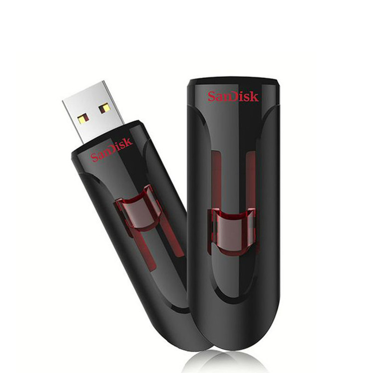 فلش مموری سن دیسک مدل CZ600 ظرفیت 128 گیگابایت رابط USB 3.0 Type-A کشویی، سرعت انتقال 150 مگابایت بر ثانیه، سازگار با گوشی، تبلت، کامپیوتر، لپتاپ و تلویزیون