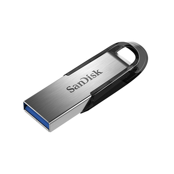 فلش مموری 64 گیگابایت سن دیسک مدل Ultra Flair SDCZ73 با رابط USB سه، بدنه فلزی مقاوم در برابر ضربه و خش