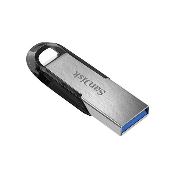 فلش مموری 64 گیگابایت سن دیسک مدل Ultra Flair SDCZ73 با رابط USB سه، بدنه فلزی مقاوم در برابر ضربه و خش