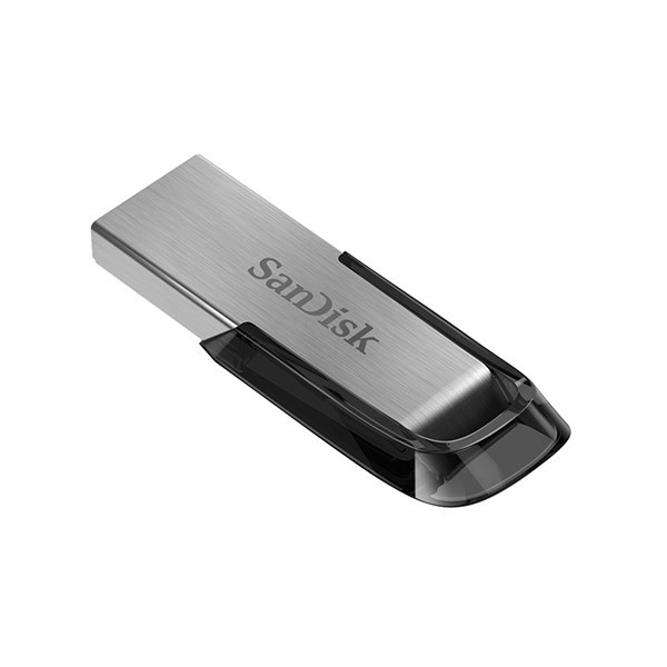 فلش مموری 64 گیگابایت سن دیسک مدل Ultra Flair SDCZ73 با رابط USB سه، بدنه فلزی مقاوم در برابر ضربه و خش