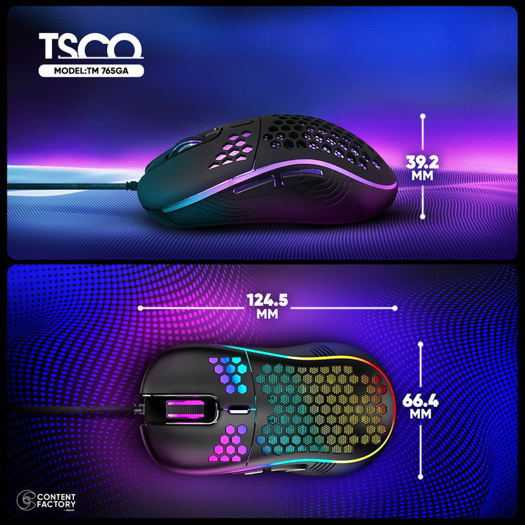ماوس گیمینگ تسکو مدل TM 765GA