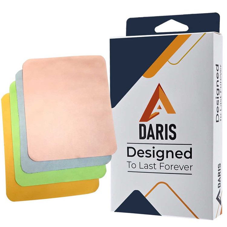 دستمال تمیز کننده صفحه نمایش موبایل و تبلت داریس مدل DS-Microfiber Cleaning بسته 4 عددی