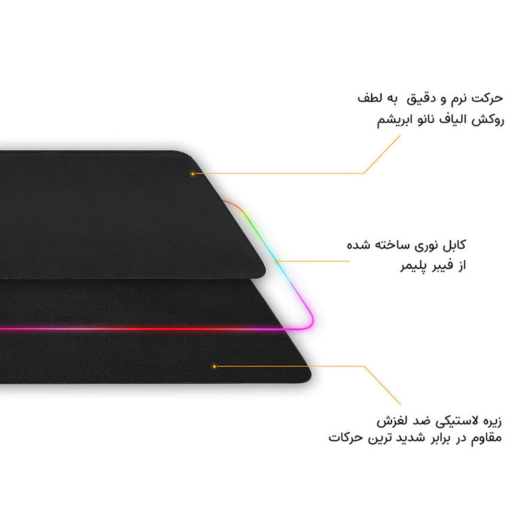 ماوس پد گیمینگ مدل 7003004RGB