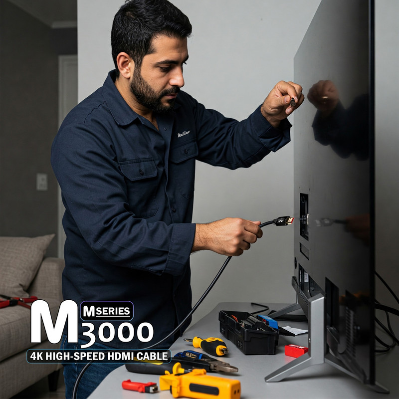 کابل HDMI 4K مالیمو مدل M3000 طول 1.5 متر