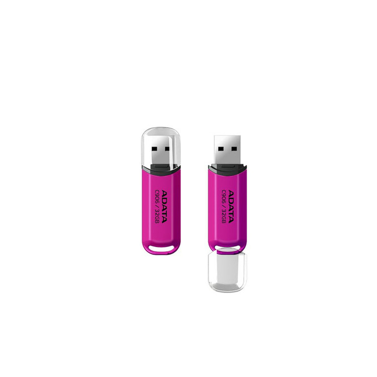 فلش مموری ای دیتا مدل C906 با ظرفیت 32 گیگابایت، رابط USB 2.0 و طراحی درپوشدار قابل حمل