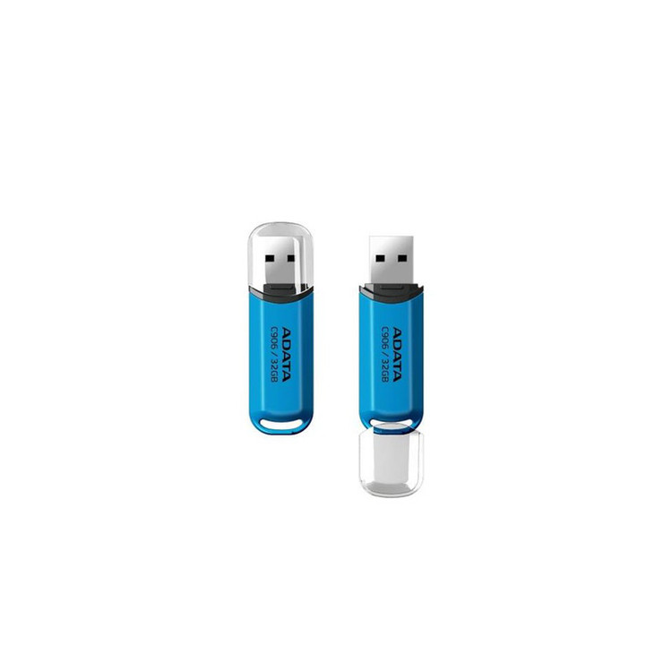 فلش مموری ای دیتا مدل C906 با ظرفیت 32 گیگابایت، رابط USB 2.0 و طراحی درپوشدار قابل حمل