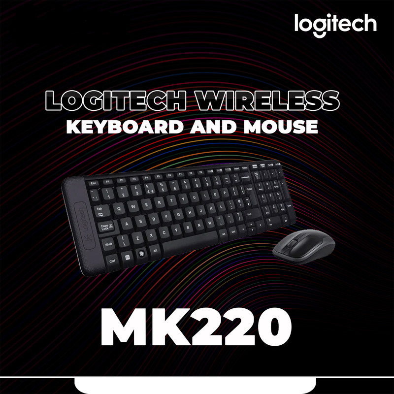 کیبورد و ماوس بیسیم لاجیتک مدل MK220، سوییچ ممبران ، Tenkeyless
