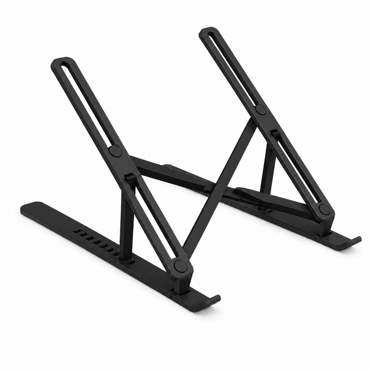 پایه لپ تاپ مدل بدون فن جمع شونده مناسب برای لپ تاپ و تبلت تا سایز 14 اینچ