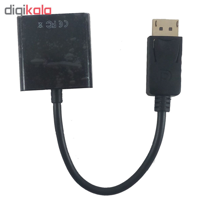 مبدل Display Port به VGA مدل D