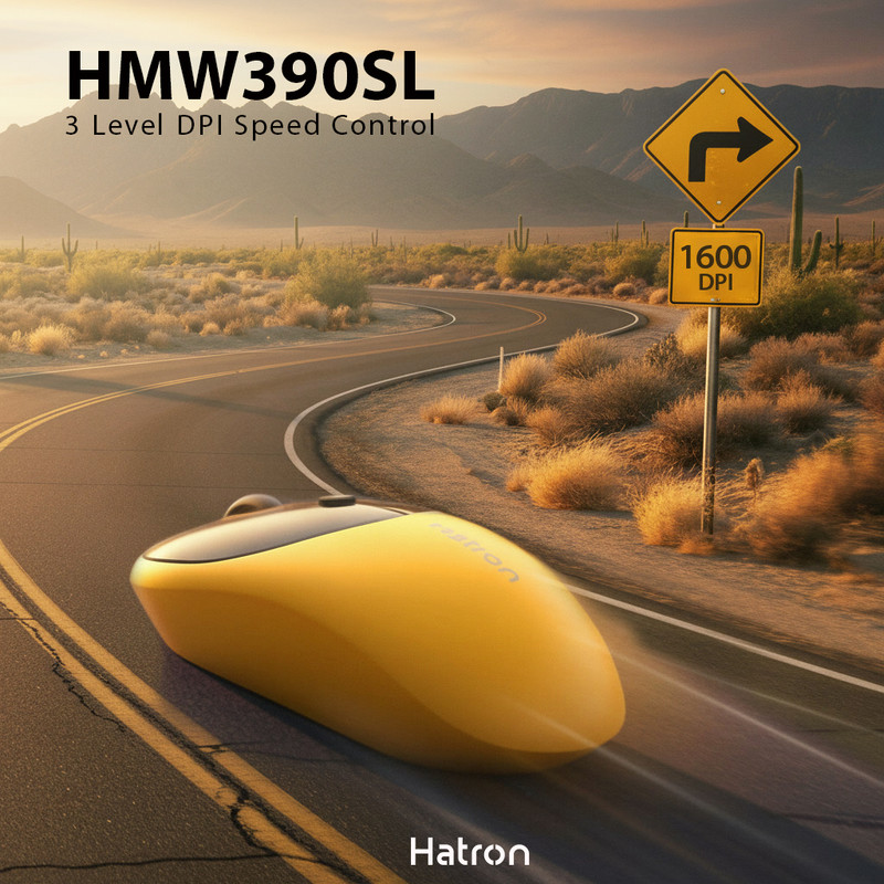 ماوس بی سیم هترون مدل HMW390SL