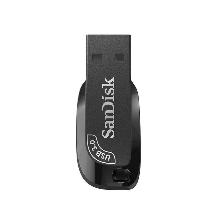 فلش مموری سن دیسک مدل ULTRA SHIFT CZ410 ظرفیت 32 گیگابایت، رابط USB 3.1 با سرعت خواندن 100 مگابایت بر ثانیه، مناسب ضبط خودرو و تلویزیون، دارای نرمافزار امنیتی SanDisk SecureAccess و بازیابی فایل RESCUEPRO DELUXE