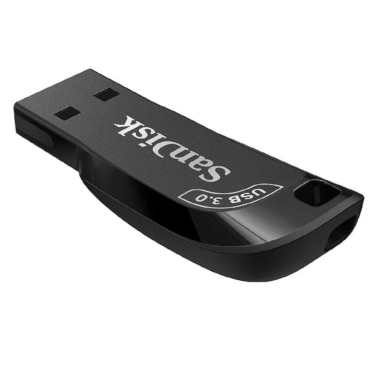 فلش مموری سن دیسک مدل ULTRA SHIFT CZ410 ظرفیت 32 گیگابایت، رابط USB 3.1 با سرعت خواندن 100 مگابایت بر ثانیه، مناسب ضبط خودرو و تلویزیون، دارای نرمافزار امنیتی SanDisk SecureAccess و بازیابی فایل RESCUEPRO DELUXE