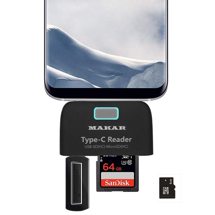 کارتخوان همه کاره ماکار مدل 6in1-USB3.1