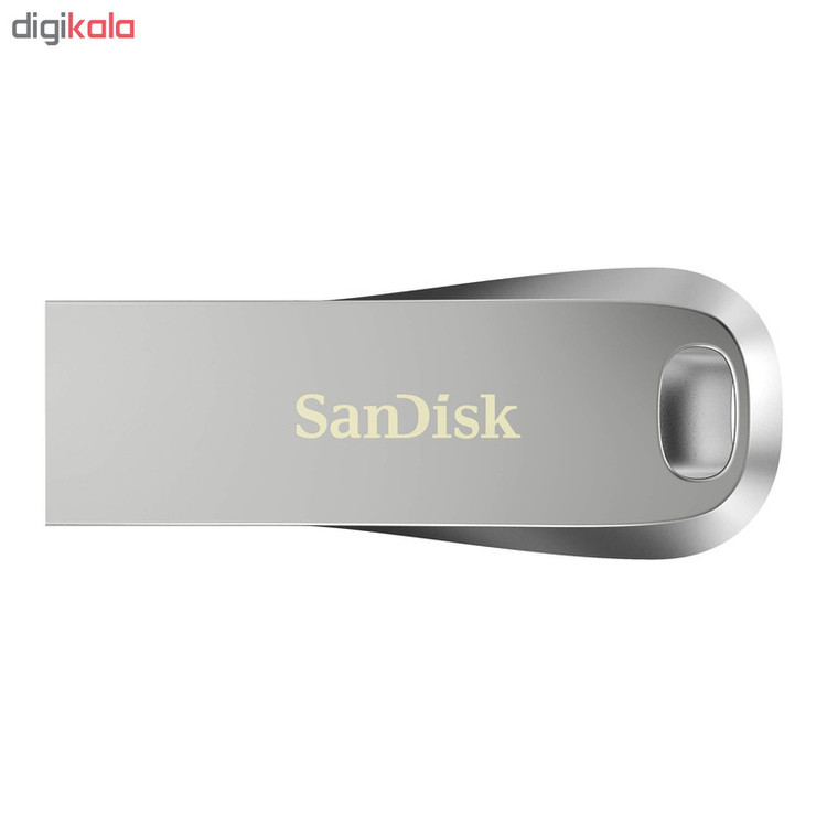 فلش مموری سن دیسک Ultra Luxe ظرفیت 64 گیگابایت با رابط USB 3.1 سرعت خواندن تا 150 مگابایت بر ثانیه، بدنه فلزی مقاوم، پشتیبانی از نرمافزار رمزگذاری اطلاعات