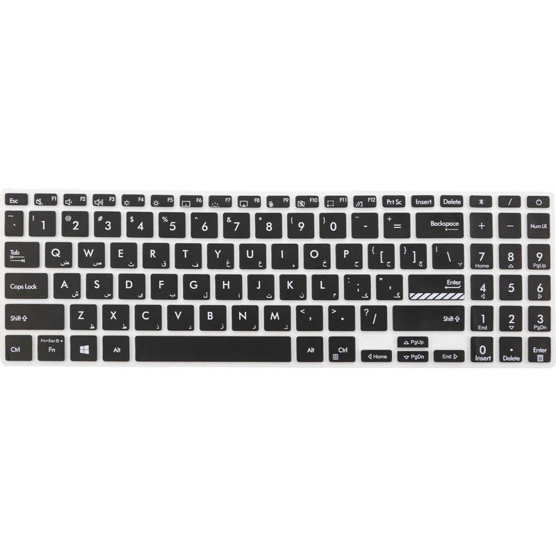 کاور کیبورد لپ تاپ ایسوس مدل VIVOBOOK X1502 مناسب برای لپ تاپ سایز 15 تا 17 اینچ