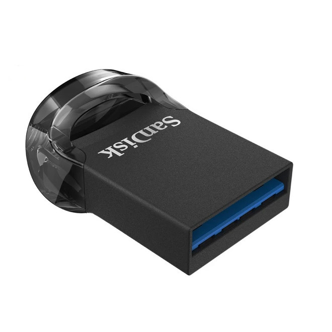 فلش مموری 32 گیگابایتی سندیسک مدل ULTRA FIT SDCZ430، با رابط USB 3.2، سرعت خواندن تا 130 مگابایت بر ثانیه و طراحی بندانگشتی