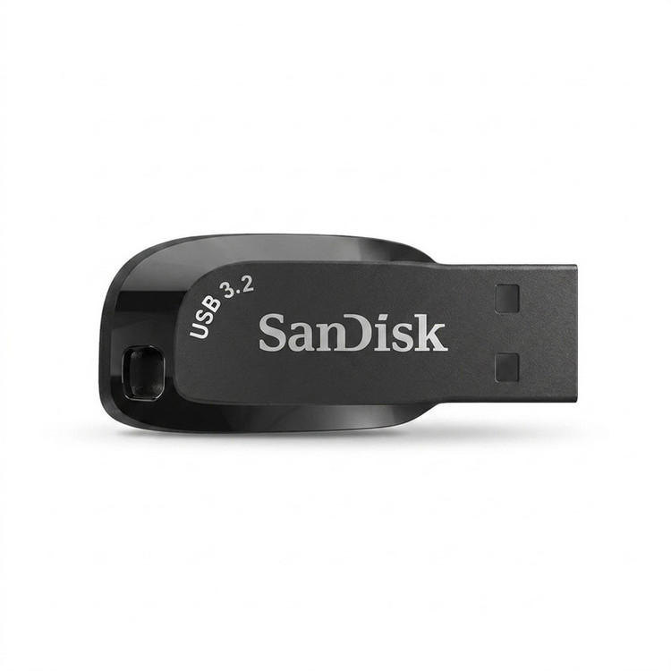 فلش مموری سن دیسک Ultra Shift ظرفیت 64 گیگابایت، USB 3.2، سرعت انتقال تا 100 مگابایت بر ثانیه، مقاوم در برابر شوک، لرزش، گرد و غبار و ضد اثر انگشت