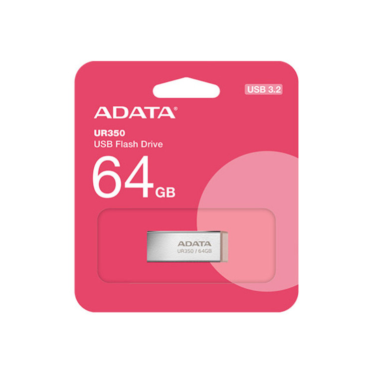 فلش مموری ایدیتا مدل UR350 ظرفیت 64 گیگابایت، رابط USB 3.2، سرعت خواندن 100 مگابایت بر ثانیه، مقاوم در برابر ضربه و سازگار با ویندوز و مک