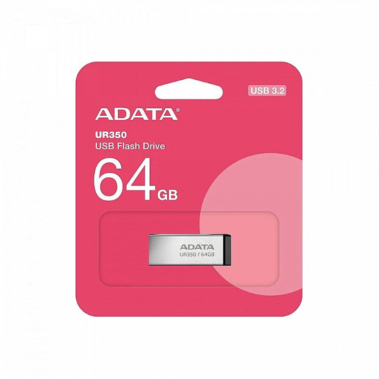فلش مموری ایدیتا مدل UR350 ظرفیت 64 گیگابایت، رابط USB 3.2، سرعت خواندن 100 مگابایت بر ثانیه، مقاوم در برابر ضربه و سازگار با ویندوز و مک