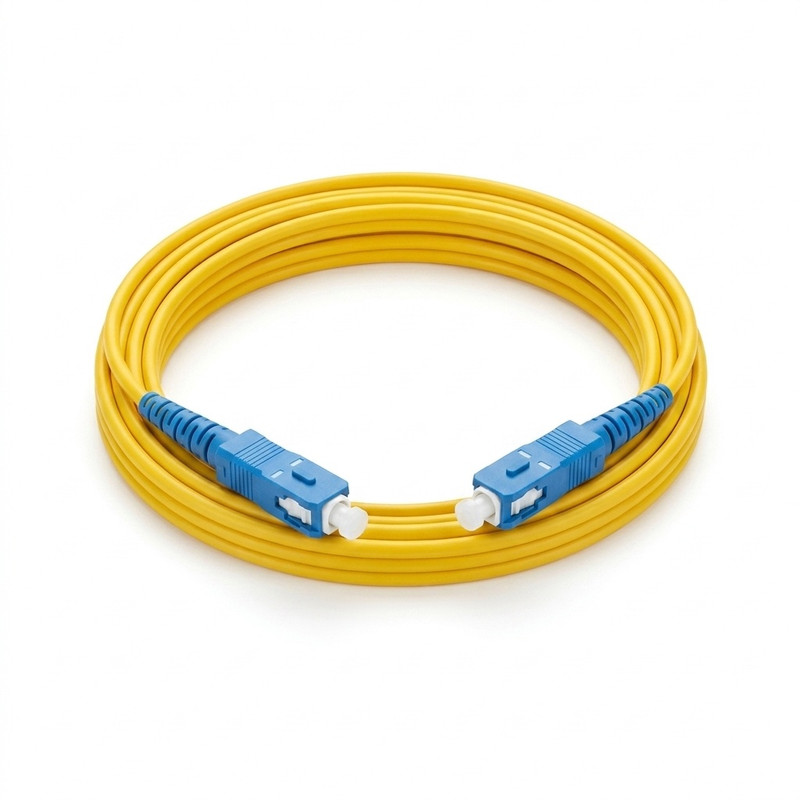 پچ کورد فیبر نوری مدل 1m SC/UPC to SC/UPC 9/125 Single-mode Simplex LSZH 2.0mm