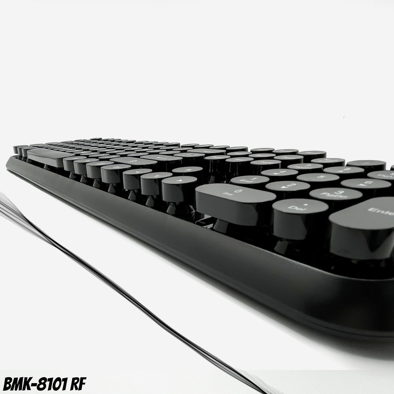 کیبورد و ماوس بی سیم بیاند مدل BMK-8101RF، سوییچ ممبران، Full-Size