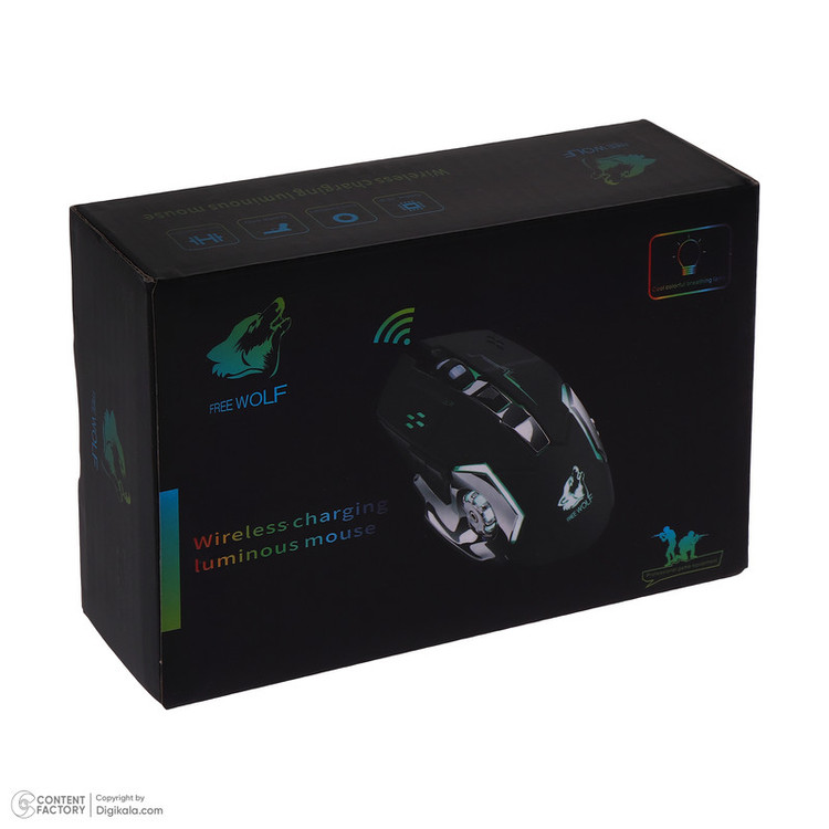 ماوس بی سیم مخصوص بازی فری ولف مدل X8