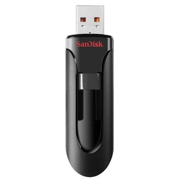 فلش مموری 256 گیگابایت سن دیسک مدل CRUZER GLIDE 3.0 با رابط USB سه و مقاومت در برابر شوک، لرزش و گرد و غبار