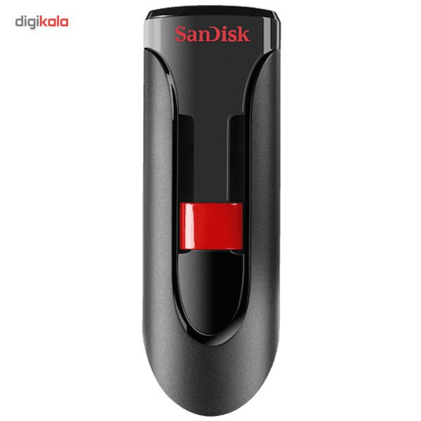 فلش مموری 256 گیگابایت سن دیسک مدل CRUZER GLIDE CZ60 با طراحی کشویی، رابط USB 2.0 و بدنه مقاوم در برابر اثر انگشت و لک