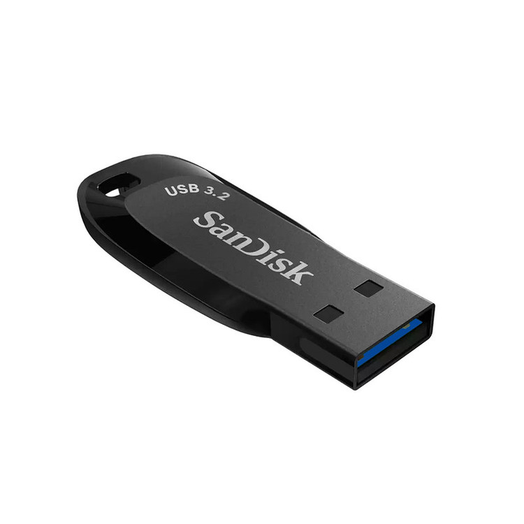 فلش مموری سن دیسک مدل ULTRA SHIFT CZ410 ظرفیت 32 گیگابایت با رابط USB 3.2 Gen1 Type-A، سازگار با ویندوز، لینوکس، اندروید و مک OS، با بدنه پلاستیکی ضد اثر انگشت و لک